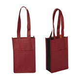 2 Bottle Wine Bags - Unprinted - Tribute Packaging Inc.