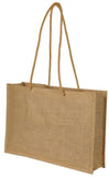 Laminated Jute Tote Bags - Custom Printed - Tribute Packaging Inc.