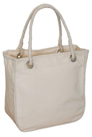 Organic Rope Tote Bags - Unprinted - Tribute Packaging Inc.