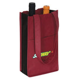Reusable 2 Bottle Wine Bag - Tribute Packaging Inc.