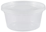 Versatile Round Polypropylene Food Containers With Lids