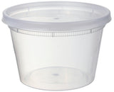 Versatile Round Polypropylene Food Containers With Lids