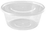 Versatile Round Polypropylene Food Containers With Lids