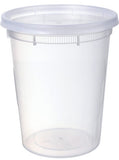 Versatile Round Polypropylene Food Containers With Lids