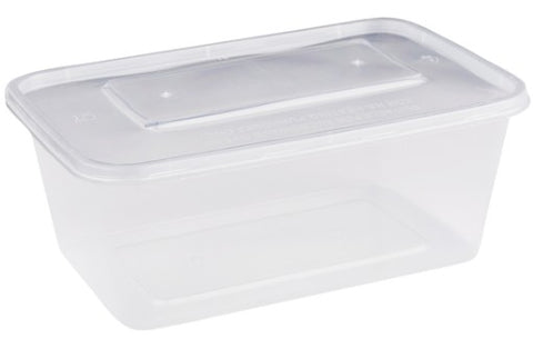 Durable Rectangular Polypropylene Takeout Containers With Lids