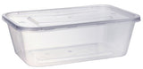 Durable Rectangular Polypropylene Takeout Containers With Lids