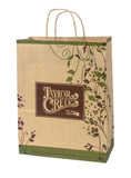 Custom Printed Twisted Handle Paper Shoppers - Tribute Packaging Inc.