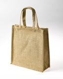 Laminated Jute Tote Bags - Custom Printed - Tribute Packaging Inc.