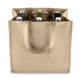 Reusable 6 Bottle Wine Bag - Tribute Packaging Inc.